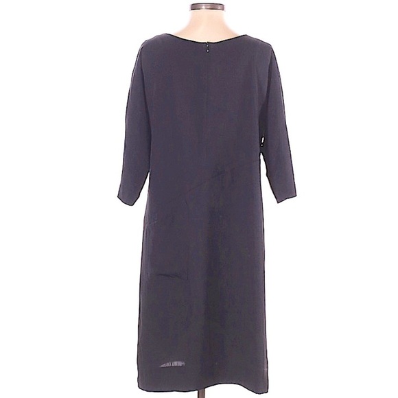 𝅺BABETTE SF Vintage Black Shift Dress Size Small - Picture 1 of 5